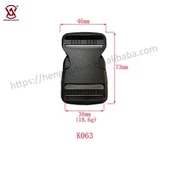 Διπλές ρυθμιζόμενες πλαστικές πόρπες